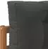 vidaXL Outdoor-Sofagarnitur mit Kissen, 3-tlg., natur/anthrazit (3367135)