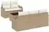 vidaXL 6-tlg. Garten-Sofagarnitur Poly-Rattan beige (3345581)