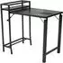 Merxx Paxos 3-tlg. Set, 2 Klappsessel & Balkontisch, Aluminium/Akazie/Textil (51002-307)
