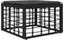 vidaXL Outdoor-Sofagarnitur 6-tlg. Polyester schwarz/dunkelgrau (3437453)