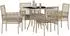 vidaXL Garten-Essgruppe 5-tlg., Polyrattan, beige (3334930)