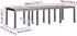 vidaXL Garten-Essgruppe 13-tlg. Poly Rattan braun (3378617)