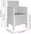 vidaXL Garten-Essgruppe 13-tlg. Poly Rattan braun (3378617)