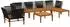 vidaXL Gartenlounge-Set 7-tlg. massives Akazienholz & Seil (Natur)