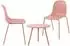 CLP Mindin Gartensitzgruppe Kunststoff, 3-teilig, pink (326224)
