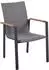 Garden Pleasure RANA/DAVINA Set 02 Garten-Essgruppe Teak dunkelgrau, 5-tlg. (374371)