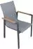 Garden Pleasure RANA/DAVINA Set 02 Garten-Essgruppe Teak dunkelgrau, 5-tlg. (374371)