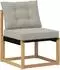 vidaXL Outdoor-Sofagarnitur 3-tlg. weiß und hellgrau (3389169)