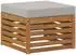vidaXL Outdoor-Sofagarnitur mit Kissen 6-tlg., natur und hellgrau (3384702)