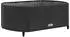 vidaXL Garten-Sofagarnitur 8-tlg. mit Kissen, Poly Rattan, schwarz (3308384)