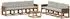 vidaXL Outdoor-Sofagarnitur 9-tlg. natur und hellgrau (3381851)