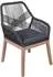 Garden Pleasure OAKLAND/POMONA Garten-Essgruppe braun, Massivholz, 9-tlg. mit Polsterung