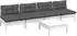 vidaXL Garten-Lounge-Set 5-tlg. Kiefernholz, anthrazite Kissen (3096131)