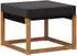 vidaXL Outdoor-Sofagarnitur 6-tlg. mit Kissen, natur/schwarz (3368919)
