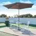 casa.pro Vena Bistro-Set 3-teilig, Aluminiumguss, weiß