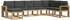 vidaXL Outdoor-Sofagarnitur 8-tlg. weiß und anthrazit (3388056)