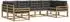 vidaXL Outdoor-Sofagarnitur 6-tlg. weiß und anthrazit (3386936)
