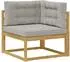 vidaXL Outdoor-Sofagarnitur 6-tlg. weiß und hellgrau (3386945)