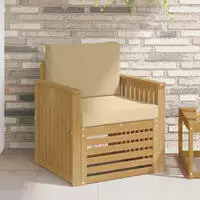 vidaXL Outdoor-Sofagarnitur Polyester Wei&szlig;