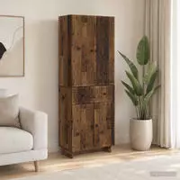 vidaXL Schrankset 2 stk. Altholz Holzwerkstoff