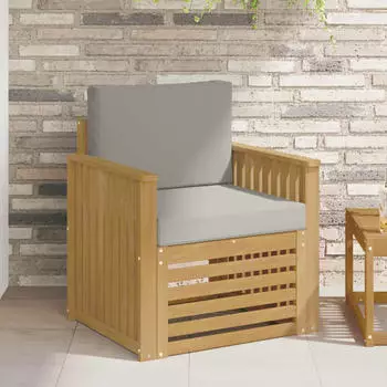 vidaXL Outdoor-Sofaset Polyester wei&szlig; (3439093)