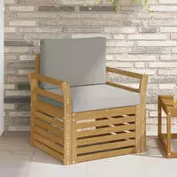 vidaXL Outdoor-Sofagarnitur Polyester Wei&szlig;