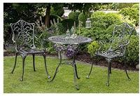 Santorin Set 7tlg Alu/akazie Tisch 150 X 90 Cm