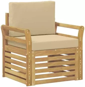 vidaXL Outdoor-Sofaset Polyester wei&szlig; (3439100)
