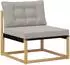 vidaXL Outdoor-Sofagarnitur 8-Sitzer, weiß/hellgrau (3388813)