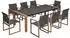 Top E Shop Duisburg Gartenlounge-Set für 8 Personen, anthrazit/braun