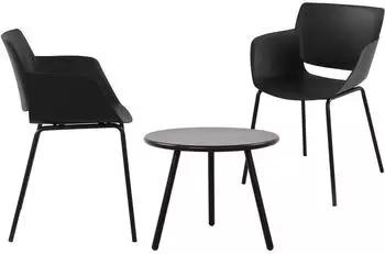 CLP Sitzgruppe Minota, Tisch Minot & Stühle Alpena, Kunststoff (326198)