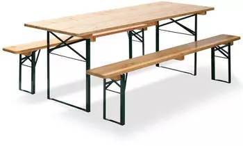 Veba Fiesta Biergarnitur klappbar 220x70cm, 3-teilig (3002870)