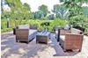 Garden Pleasure Rom Lounge-Gruppe 4-tlg. (Polyrattan)