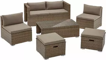 Merxx Vigo Loungeset 16-tlg. natur