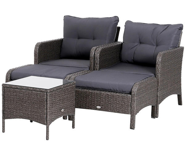 Outsunny 5-tlg. Polyrattan Gartenset (860-066)