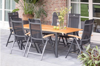 Hartman Outdoor Products Hartman Xerix-anthrazit Alu/Teakholz 210/150x90 cm anthrazit (13969)