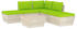 vidaXL 6-tlg. Garten-Sofagarnitur aus Paletten mit Kissen Fichtenholz (3063503)
