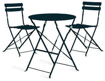 Vanage Bistro Balkon Set dunkelblau (6941)