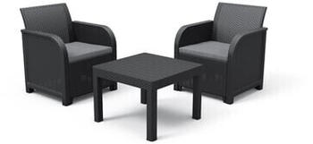 Keter Rosalie Balkon-Set grau