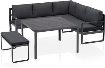 Kettler Ocean Dining-Lounge inkl. Kissen anthrazit/anthrazit