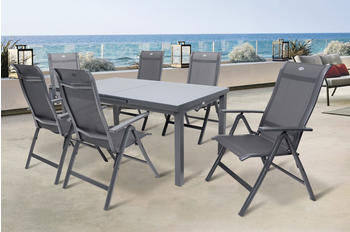 Hartman Outdoor Products Hartman Alice Comfort Esstischgarnitur 180/240x100cm Alu/Textilene (19331) xerix anthrazit