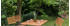 Merxx Schlossgarten 4 Sitzplätze Eukalyptusholz schwarz