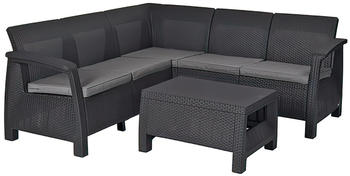 Allibert CORFU RELAX Lounge-Set graphit/grau