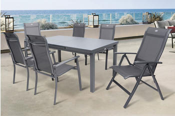Hartman Outdoor Products Hartman Alice Comfort Esstischgarnitur 180/240x100cm Alu/Textilene (19335) xerix anthrazit