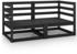 vidaXL Corner garden sofas 2 pcs.