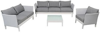 Greemotion Memphis Lounge-Set 4-tlg. (129095) grau/weiß