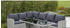 Merxx Lanzarote Gartenlounge Stahl/Kunststoffgeflecht grau