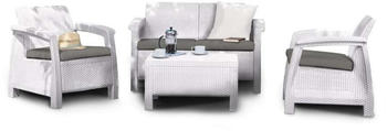 Allibert Corfu Loungeset 4-tlg. (Polyrattan)