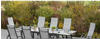 MERXX Garten-Essgruppe »Florenz«, (9 tlg.), 8 Klappsessel, ausziehbarem Tisch