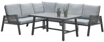 Garden Impressions Andrea Lounge/Dining Set 5-tlg. links carbon black